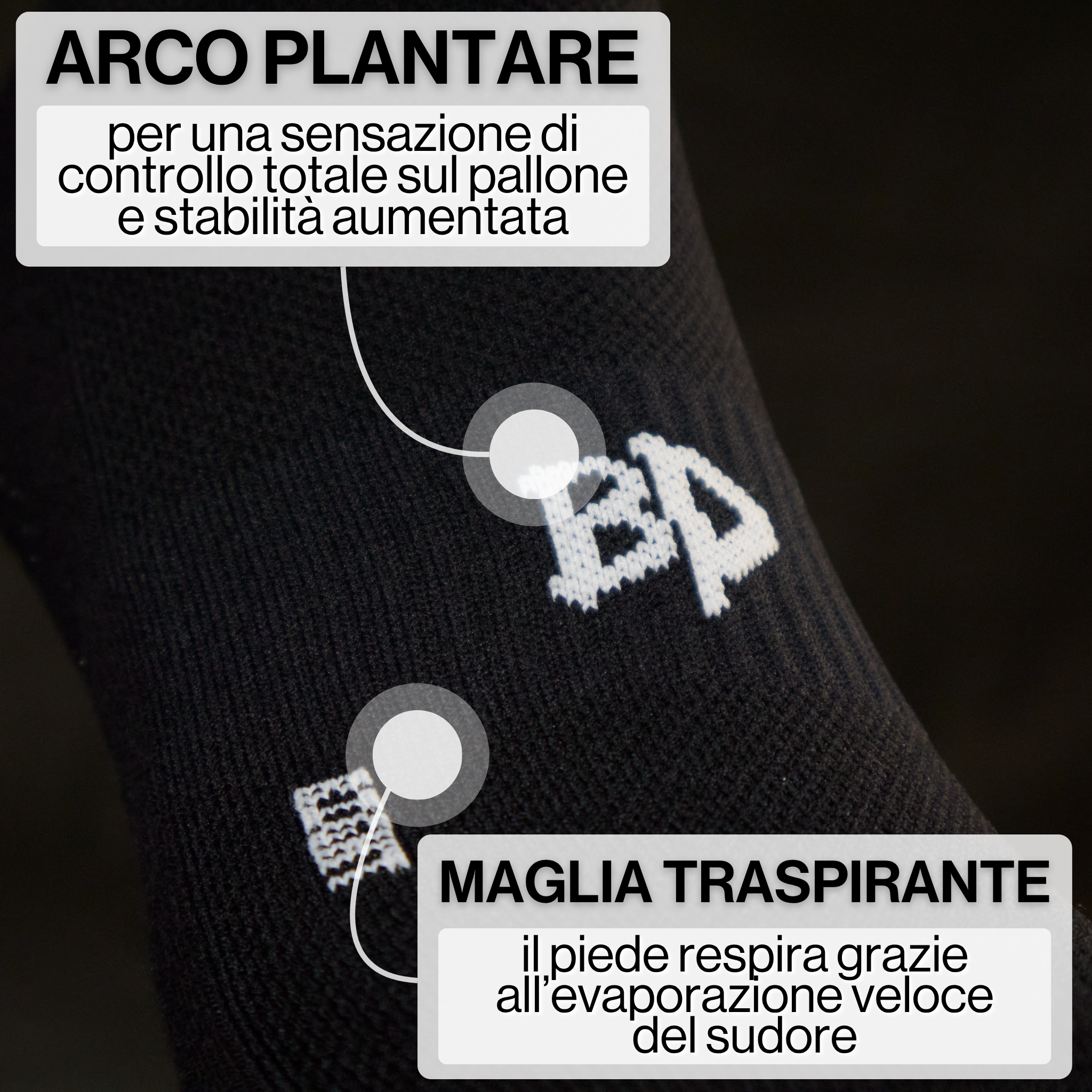 XX Football Grip - Calza da Calcio Antiscivolo